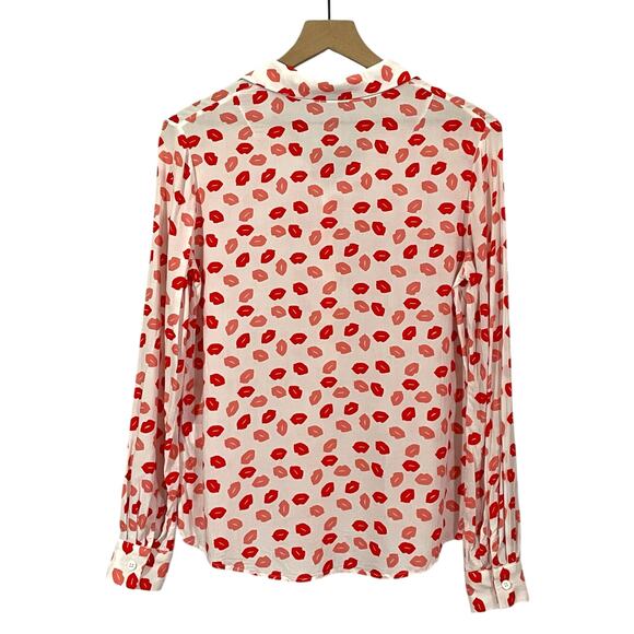 Emerson Fry Ribbons Blouse - Lipstick - Small - Picture 3 of 11